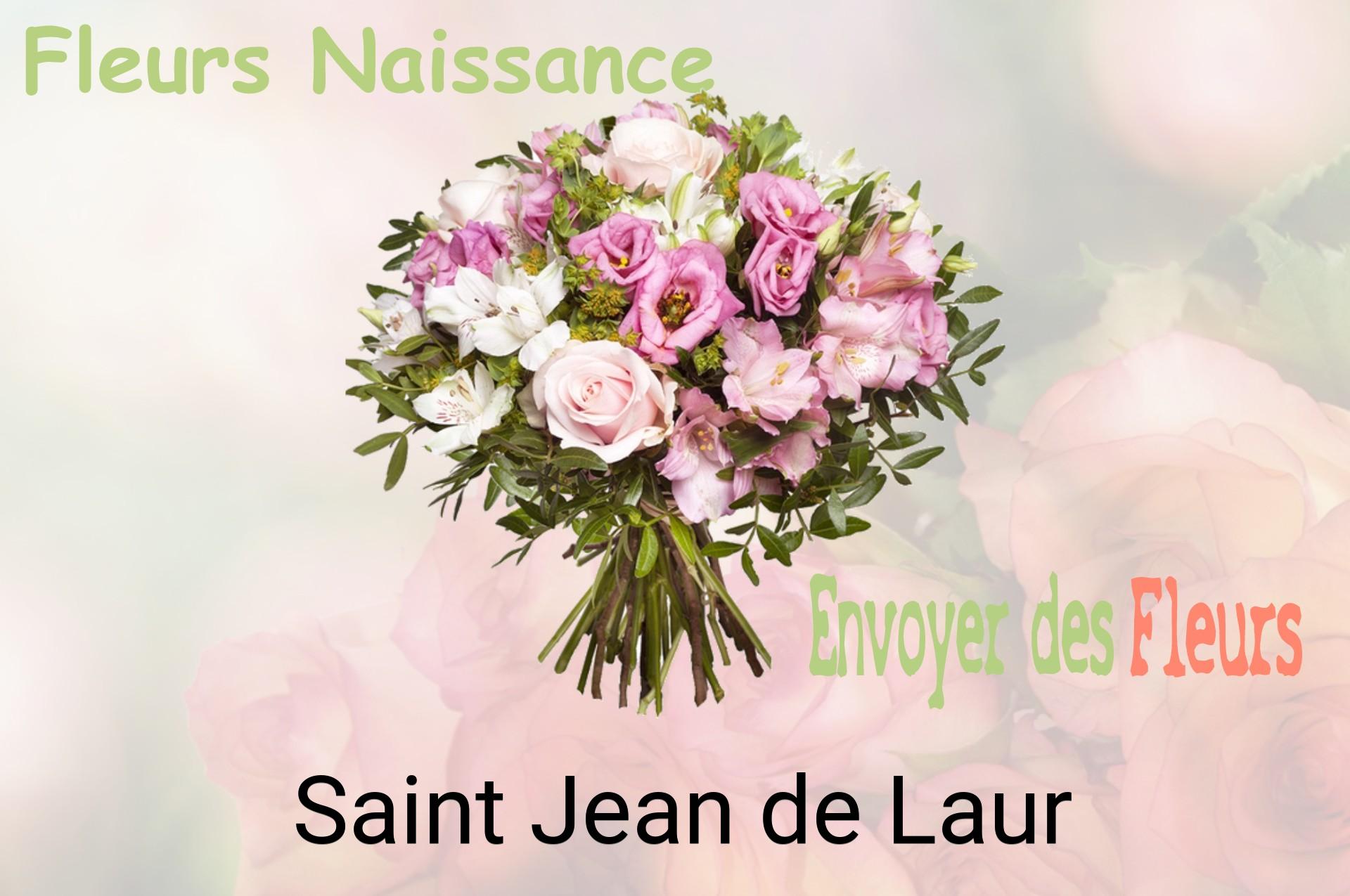 Bouquet de fleurs de naissance livré à Saint-Jean-de-Laur
